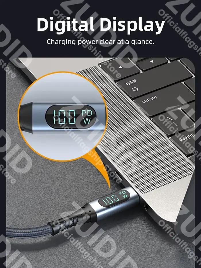 Câble USB4.0 40Gbps Type C à C PD3.1 240W