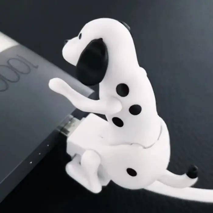 Câble de données en forme de chien mignon Type-C pour charge rapide et personnalisation amusante pour cadeaux et usage quotidien