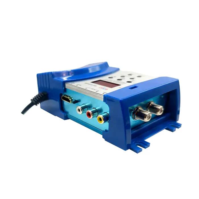 Modulateur AV HD 1 Canal Vers Analogique HDMI Vers RF CVBS Adapté Aux Normes TV PAL NTSC SECAM Pour Occasions Spéciales Hôtel Câble