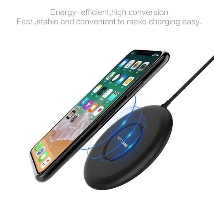 Chargeur sans fil Samsung 15W EP-P1100 Qi rapide et élégant pour Galaxy S6 S7 S25 Edge S9 S10 S23 S24 FE S26 Plus Ultra Note 10 20+ occasions spéciales