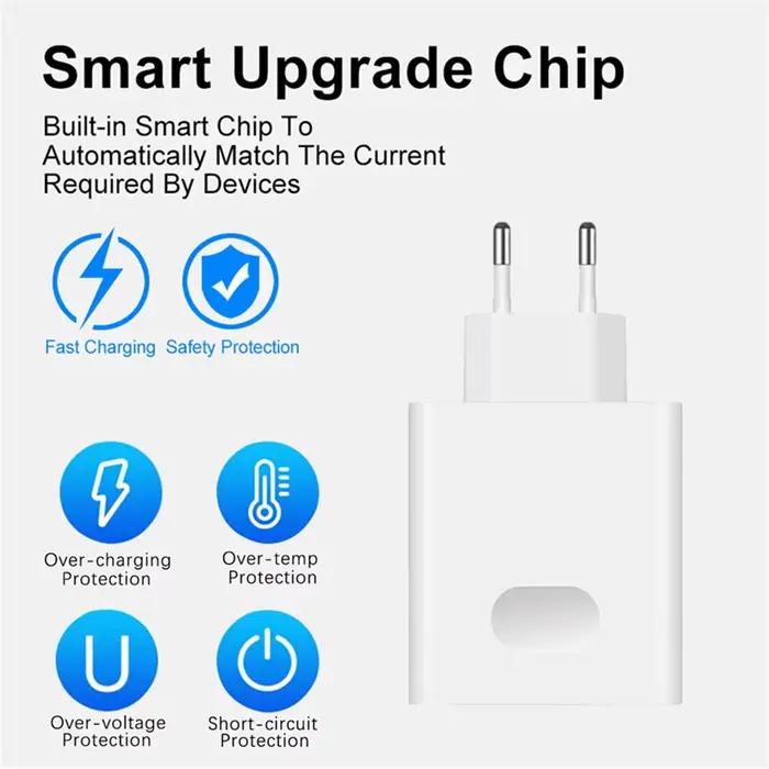 Chargeur USB Super Rapide 66W pour iPhone Samsung Xiaomi Huawei - Compatible QC 3.0 - Sécurité Garantie - Portable & Universel