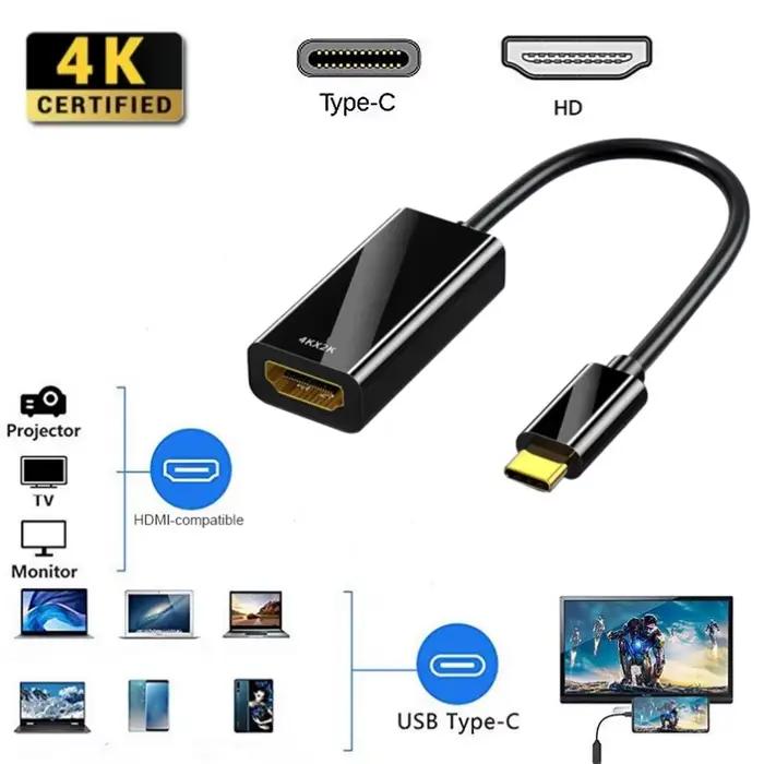 Câble adaptateur de Type C vers HDMI 4K 30Hz