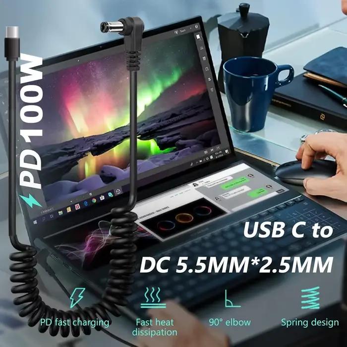 Cordon d'alimentation USB C vers DC 5