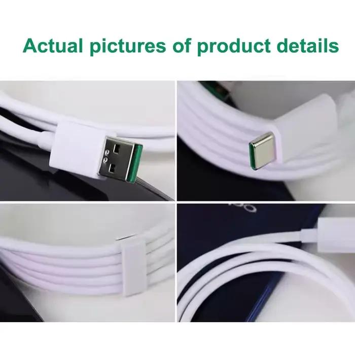 Câble de charge rapide OPPO d'origine Type C Supervooc 80W 45W