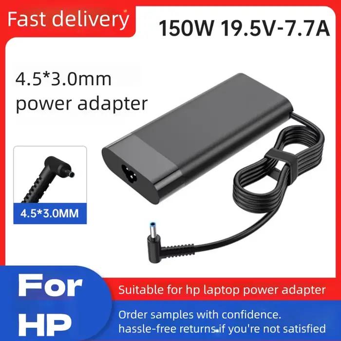 Adaptateur secteur pour ordinateur portable 150W 19.5V 7.7A 4.5*3.0MM AC pour HP Zbook/Studio G3 G4 G5 G6 OMEN 15 17 Pavilion Gaming 15 17