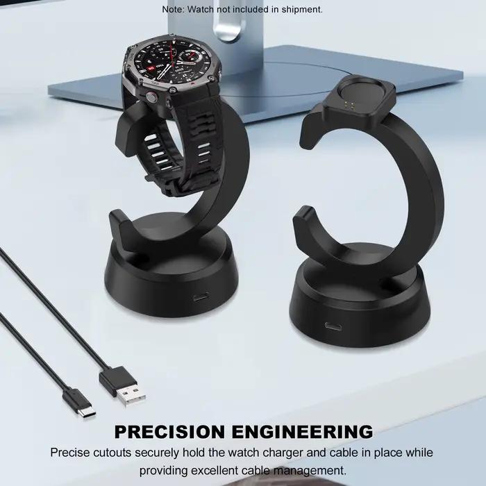 Chargeur de support pour montre intelligente Amazfit T-Rex 3/T-Rex 3 Pro/Balance 2/ Helio Strap