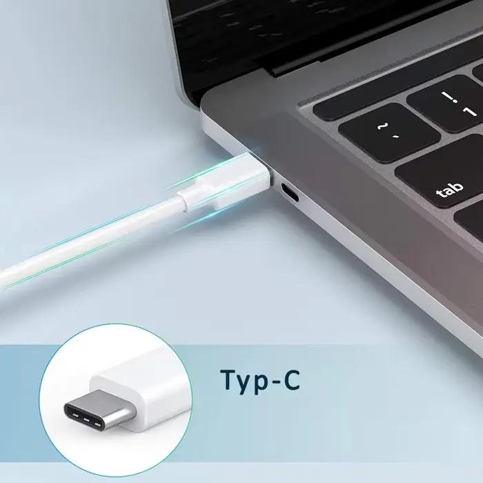 Adaptateur secteur USB-C 140 W (câble de 2 m) – Compatible avec MacBook Pro 13-16 pouces et iPad Pro (2018-2021) : Chargeur haute puissance