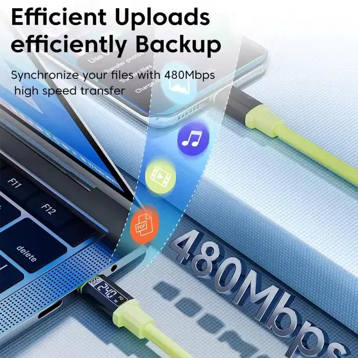 Câble USB type-c vers type-c de charge rapide PD 240 W pour Huawei