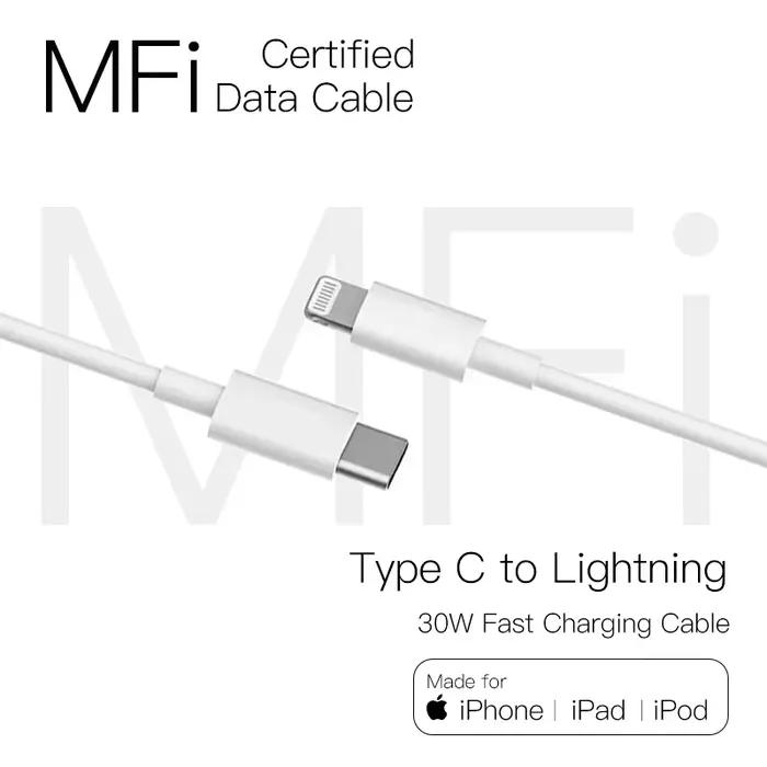 Câble de chargement Lightning pour iPhone 14 13 Pro Max USB Type C vers