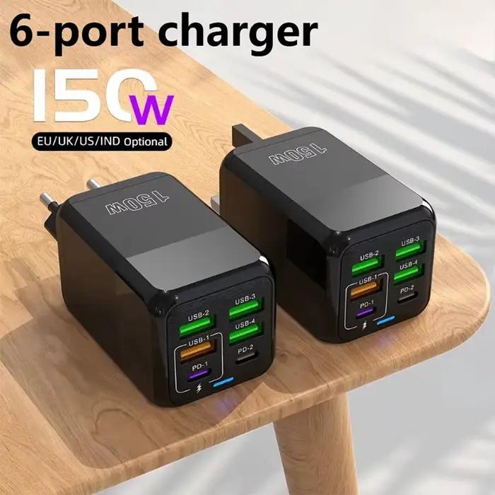 Chargeur USB 150W 6 Ports PD