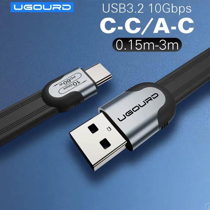Câble UGOARD USB A vers C 10 Gbps