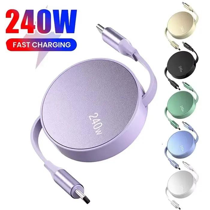 Câble de chargement rapide PD 240W Type C