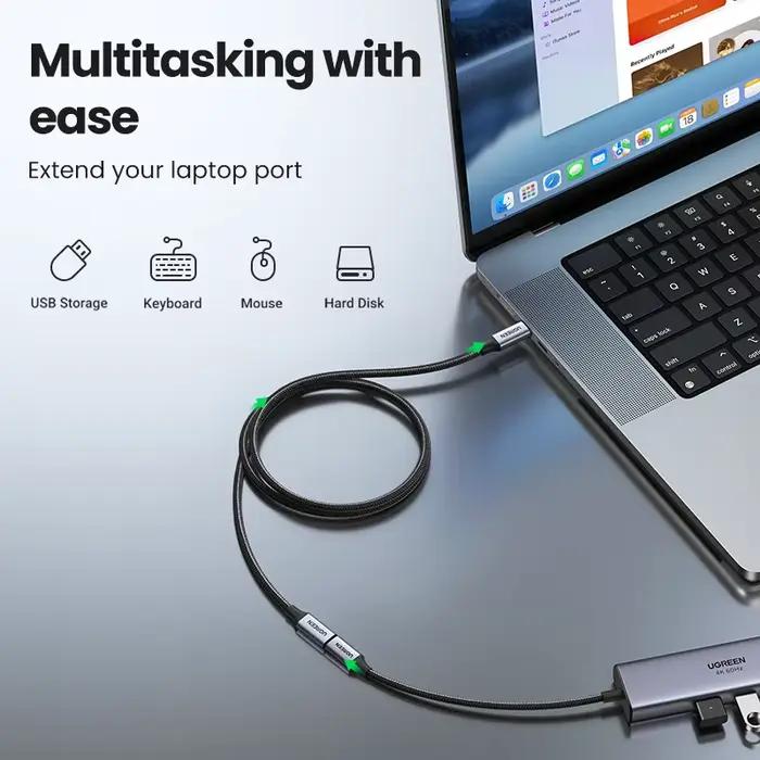 UGREEN – câble d'extension USB type-c mâle vers femelle
