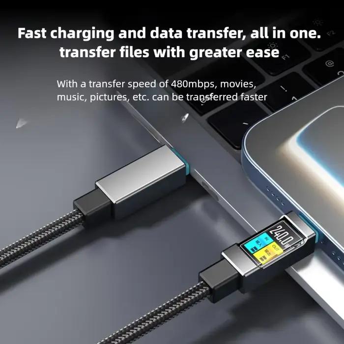 Câble de données de charge rapide Mobile 100W type-c