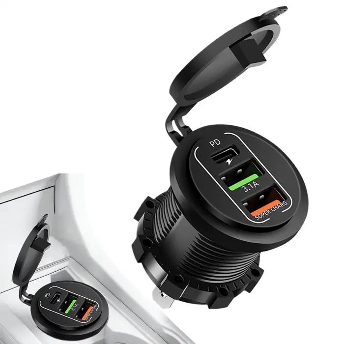 Prise de chargeur de voiture QC3.0