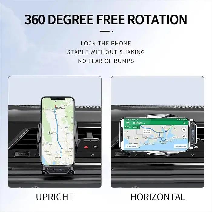 Station de charge rapide magnétique sans fil pour voiture