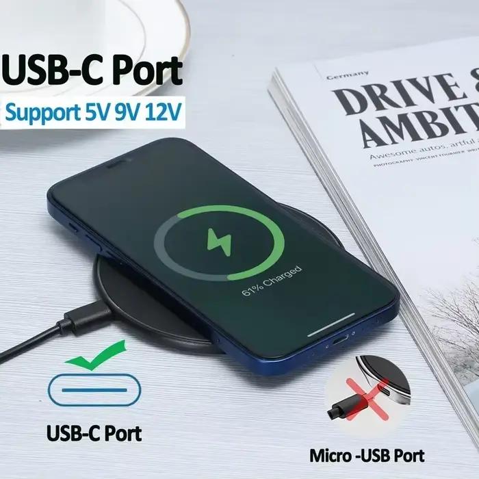 Chargeur sans fil pour iPhone 17 16 15 14 Pro Max