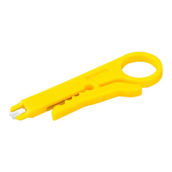 Outil de dénudage de câbles ronds réseau LAN Ethernet mini dénudeur avec Punch Down pour câblage professionnel et passionnés de networking