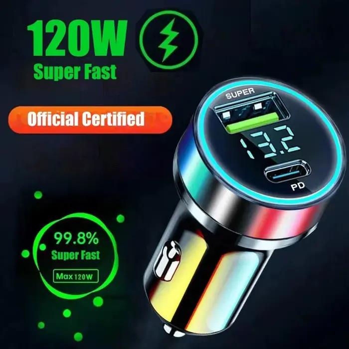 Chargeur de voiture rapide pour touristes