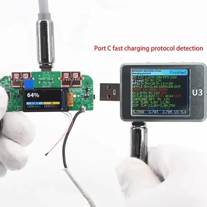 1 pièce Convertisseur de charge rapide bidirectionnel