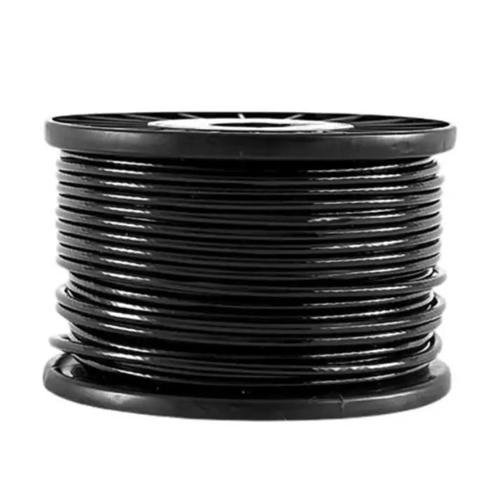 Câble métallique 304 en acier inoxydable revêtu de PVC noir