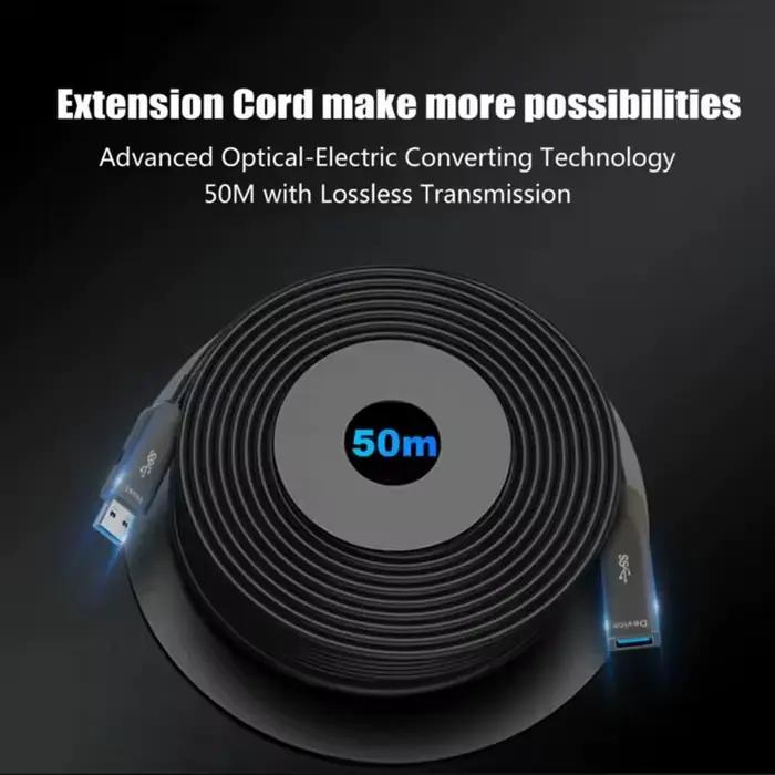 Câble de données à Fiber optique USB3.0 et 3.1 AOC 10Gbps USB3.0 mâle à femelle câble d'extension USB longue longueur 10m 20m 50m