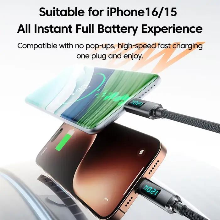 Olaf 120W USB C à Type C câble ressort