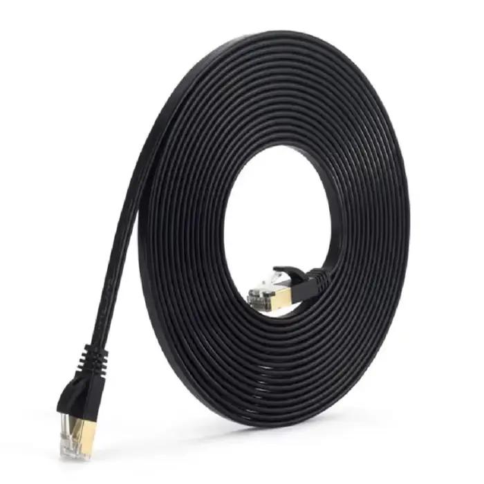 Câble Ethernet plat CAT7 10Gbps câble réseau Lan RJ45 cordon Ethernet réseau câble réseau CAT 7 pour ordinateur routeur ordinateur portable