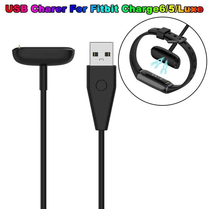 Chargeur USB pour Fitbit Charge 5/Charge 6/Luxe