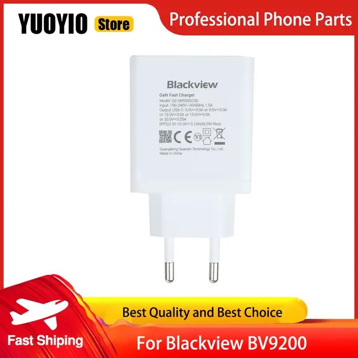 100% Original nouveau chargeur Blackview BV9200 adaptateur de charge rapide officiel + câble USB ligne de données