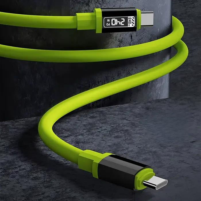 Câble de chargement USB Type-C Charge Rapide Alliage d'Aluminium Multifonctionnel Compatible avec Appareils Intelligents Occasions Spéciales