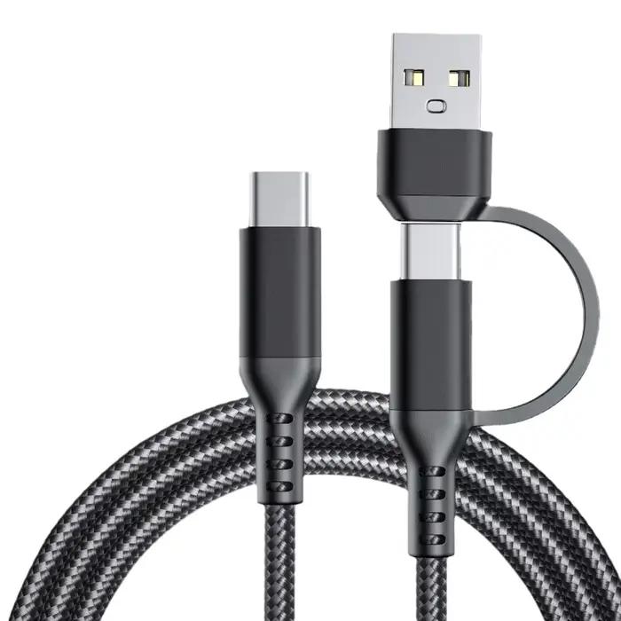 Câble de charge rapide 2-en-1 USB-C vers USB-C 60W