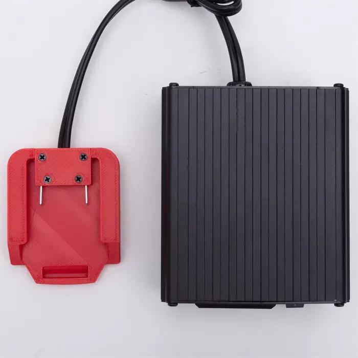 Station d'alimentation portable 200W pour batteries au lithium Lidi Parkside X20V Team avec onduleur USB