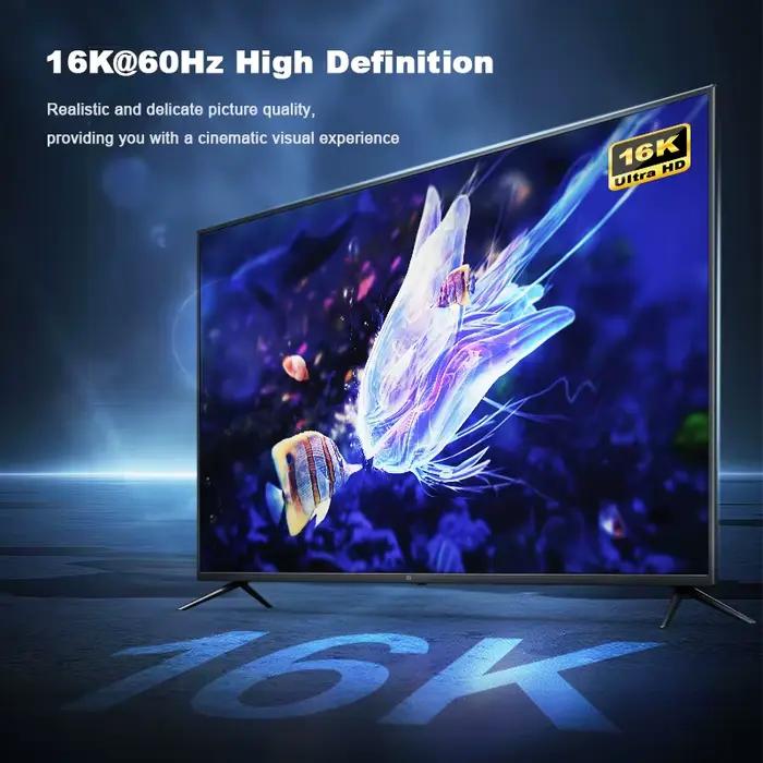 Câble USB-C vers DisplayPort 2.1 16K@60Hz 8K@120Hz