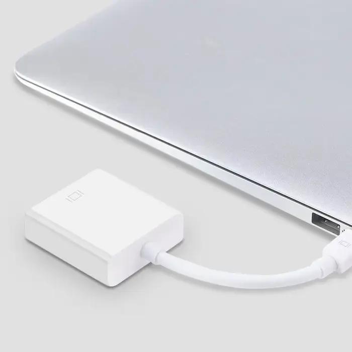 Câble adaptateur Mini DP vers VGA HD ; Convertisseur MiniDP