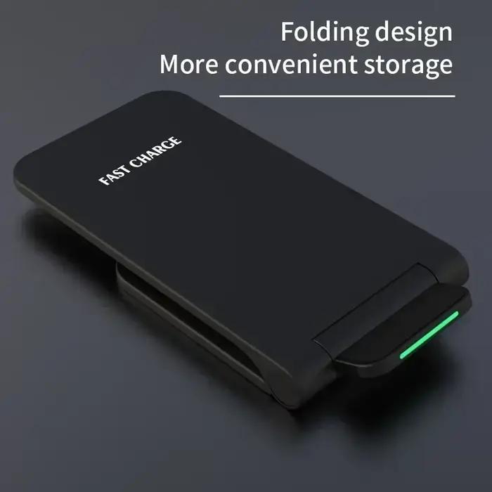 VIKEFON – Station de chargement sans fil pour écouteurs et téléphone