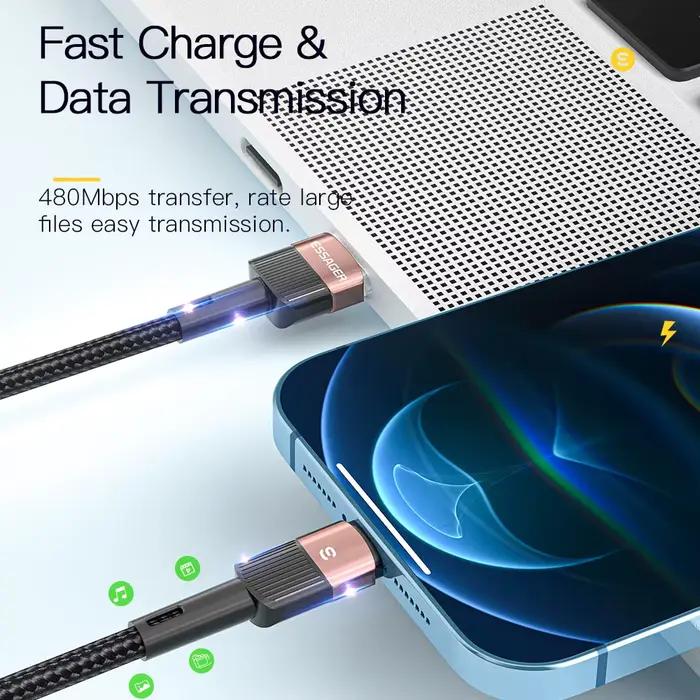 Essager-Câble USB de charge rapide pour iPhone
