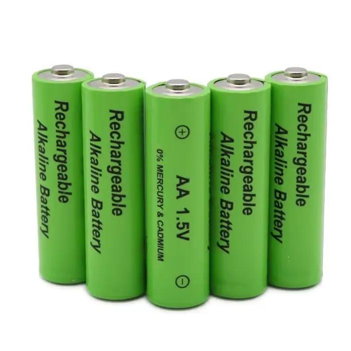 Piles alcalines AA rechargeables fiables