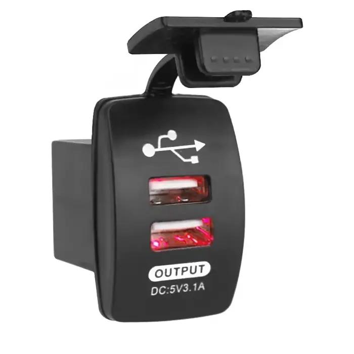 Chargeur USB Universel Pour Moto 12-24V 5V 31A Compatible Voiture Electrique Bateau Occasions Speciales