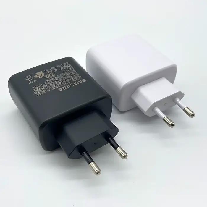 Samsung 45W PD chargeur pour Galaxy S25 S24 S22 S23 Ultra USB C téléphone portable Type C adaptateur mural de charge rapide pour M55 F55