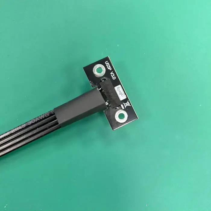 ADTLINK USB 3.1 type-c vers USB-A câble blindé d'extension plate 10G/bps coudé droit mâle femelle FPC FPV cordon de photographie aérienne