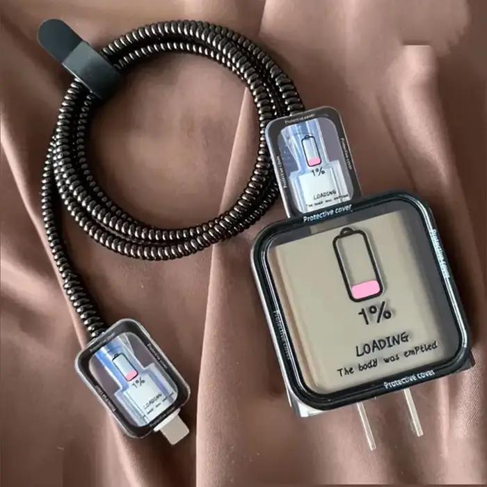 Étui de protection de chargeur pour IPhone 15 14 13 12 Pro Max 18/20W