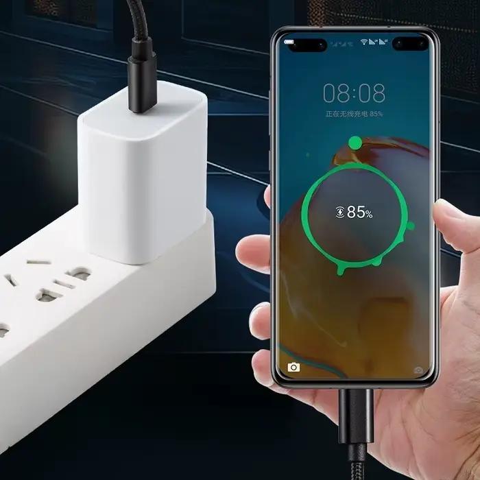 Type C de chargeur rapide 60W vers le câble de données