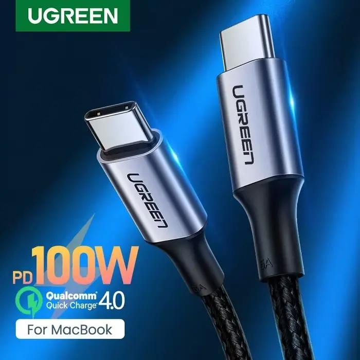 Câble USB Type C à USB C rapide 5A 100W pour Samsung Galaxy Z Fold S21 MacBook Pro compatibilité charge rapide occasionnels