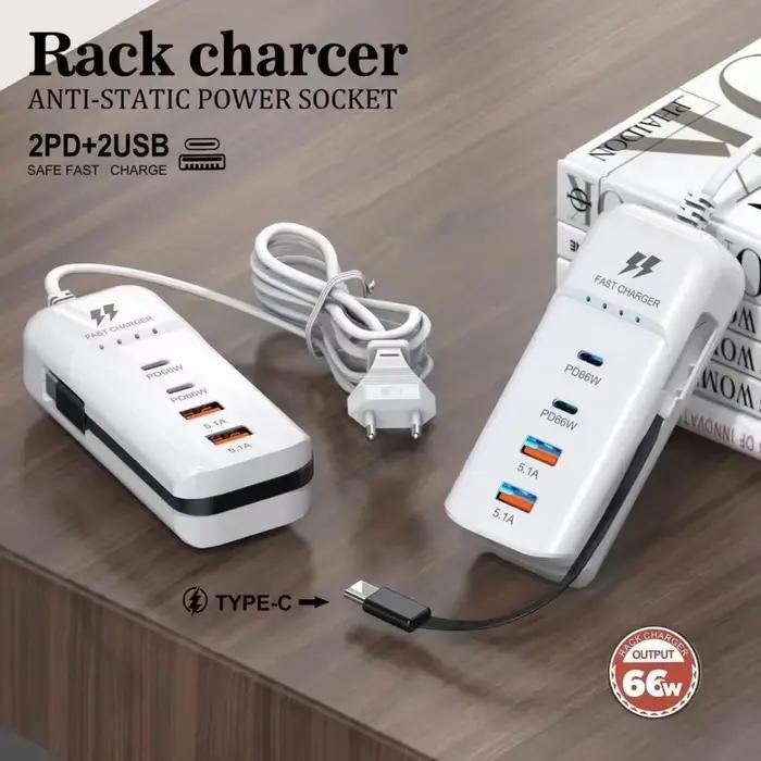 Chargeurs USB muraux à charge rapide PD 66W