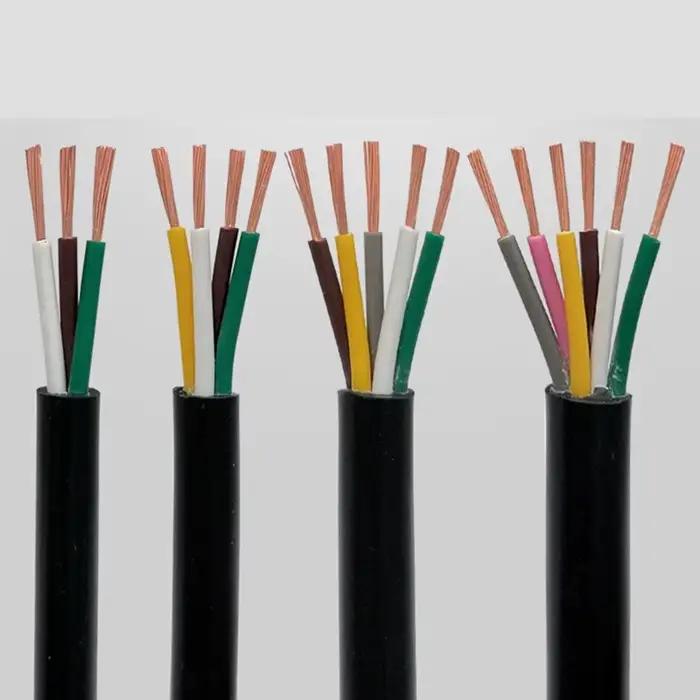 Câble en cuivre de données de signal de capteur de 5 mètres LIYY 2 3 4 5 6 8 10 cœurs 26 awg 24 awg 22 awg