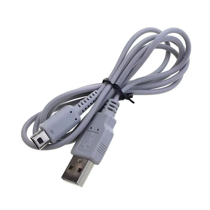 1 PC pour contrôleur WIIU chargeur USB alimentation câble de chargement cordon de données pour WII U manette Console ligne d'alimentation