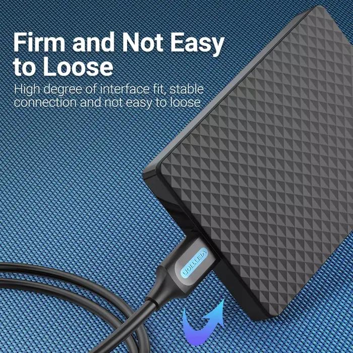 Vention – câble Mini USB 2.0 pour chargement rapide et transfert de données