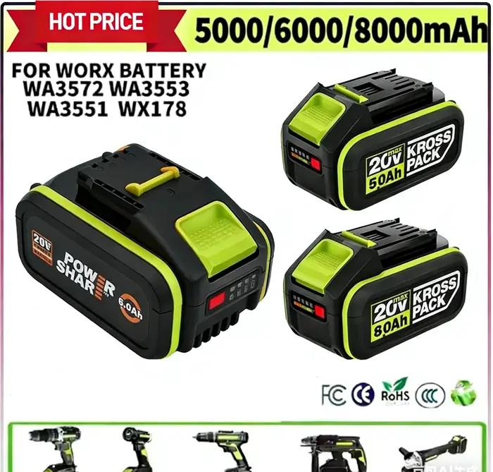 Batterie rechargeable Worx 20V