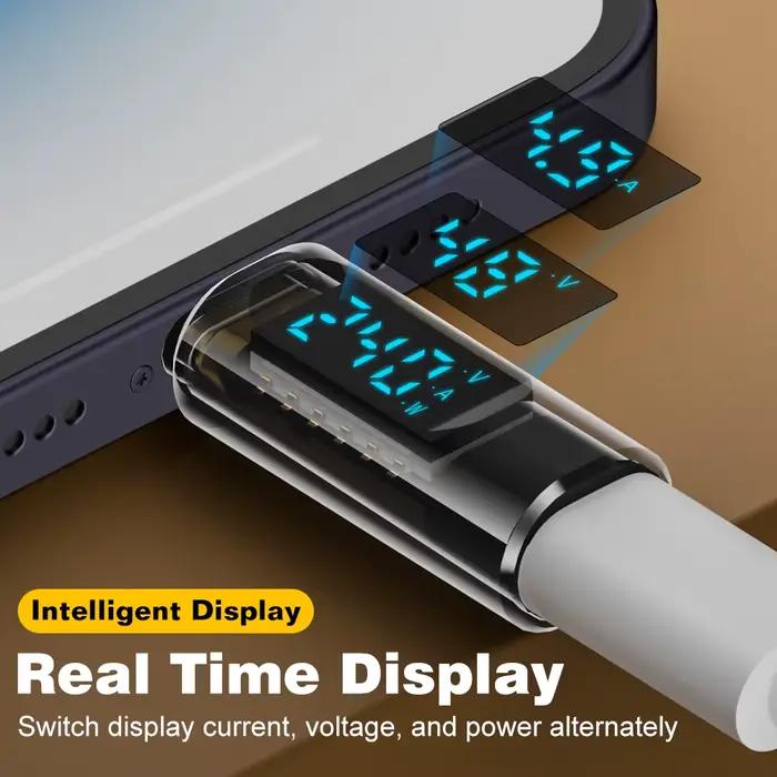 Adaptateur USB4 Type C UGOURD avec affichage numérique, câble USB 4 80 Gbps Thunderbolt 4/5/3, connecteur USB-C vers USB-C OTG PD 240W 8K pour appareils photos, stockage mobile, ordinateur, appareils intelligents, caméra IP, lunettes VR/AR, décodeurs et robots